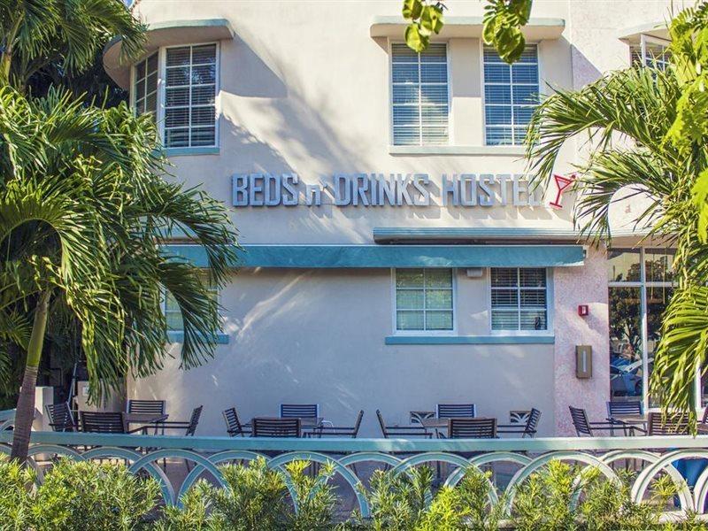 Beds N' Drinks Vandrerhjem Miami Beach Eksteriør bilde