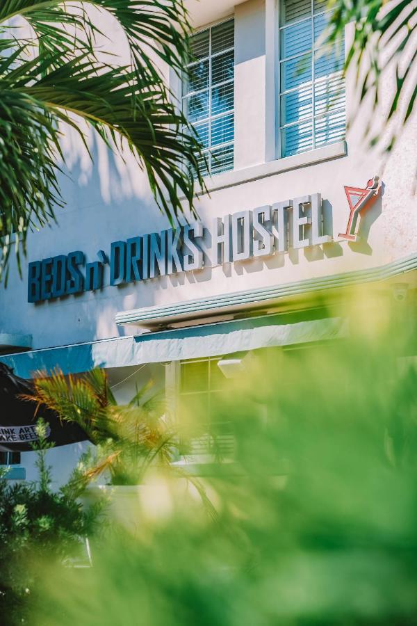 Beds N' Drinks Vandrerhjem Miami Beach Eksteriør bilde